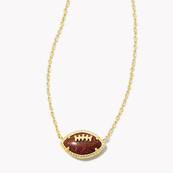 Kendra Scott Jewelry - Kendra Scott football necklace new with pouch